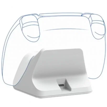 Trust Base de carga rápida para PS5 GXT 255 Blanco Soporte de carga rápida con indicadores lumínicos Trust Base de carga rápida para PS5 GXT 255 Blanco Soporte de carga rápida con indicadores lumínicos